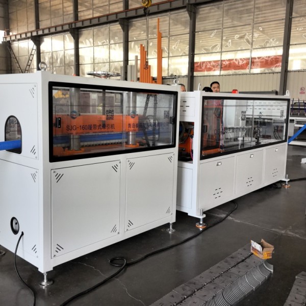 High Efficiency PE PP HDPE Double Wall Corrugated Pipe Machine Underground Drainage Cable Protection Pipe Making Line