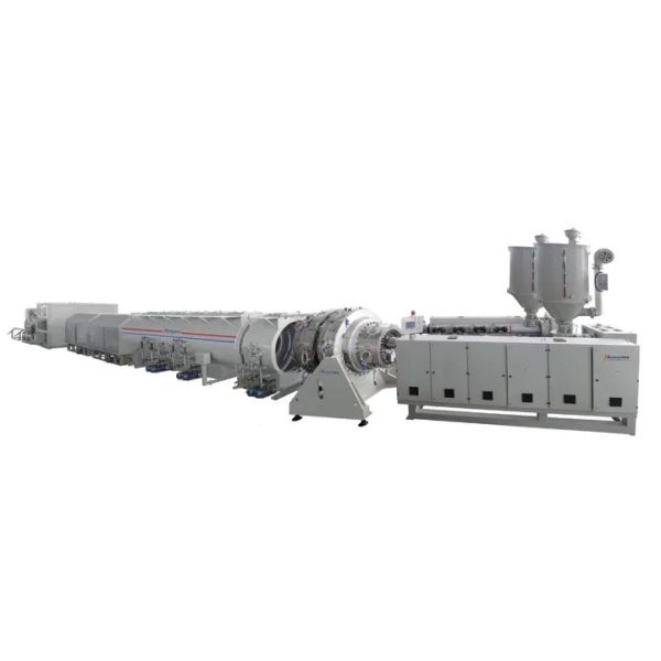 Automatic HDPE Solid Wall Pressure Pipe Extrusion Line for Water Supply