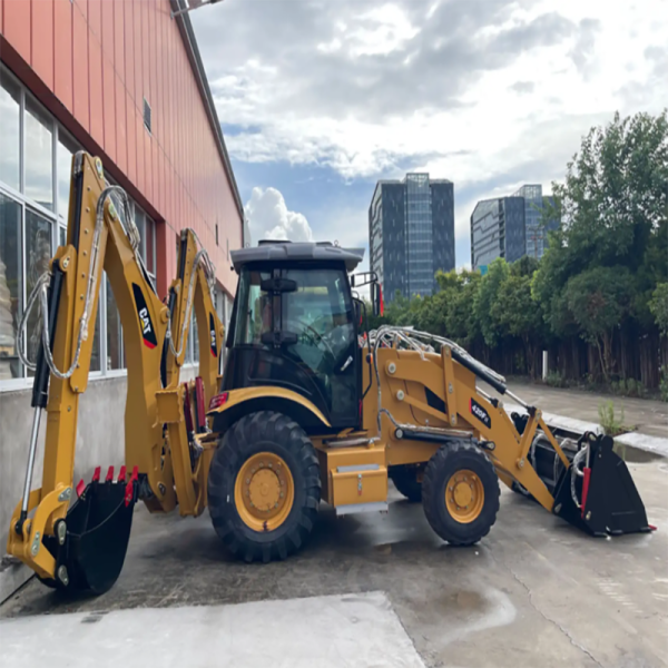 CAT 420F Backhoe Loader Powerful C44 Engine Multifunctional Construction Equipment for Digging Loading