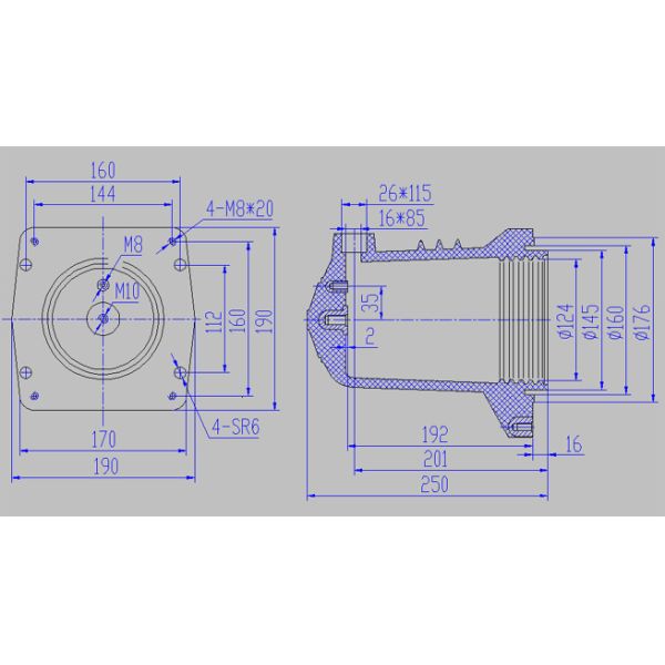 Epoxy Resin Contact Box 24KV APG Technology For Insulation