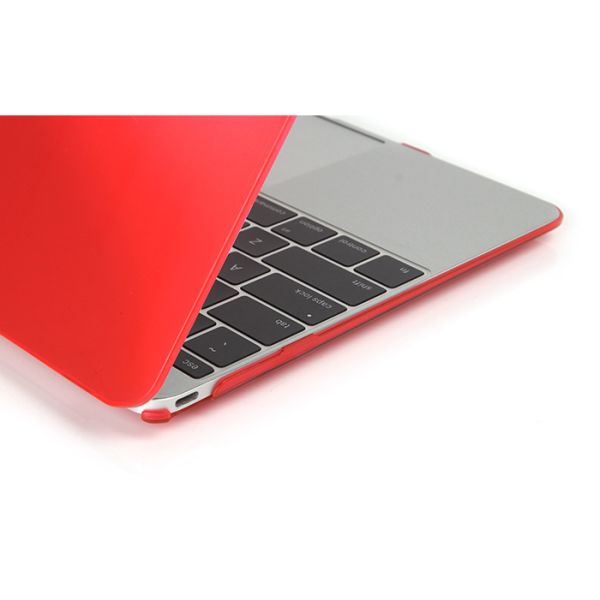 Red PC Mac Crystal Case High Temperature Resistance Prevent Accidentally Dropped