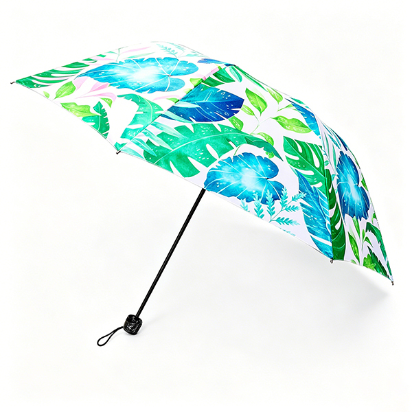 Ladies 3 Fold Umbrella Full Color Printed