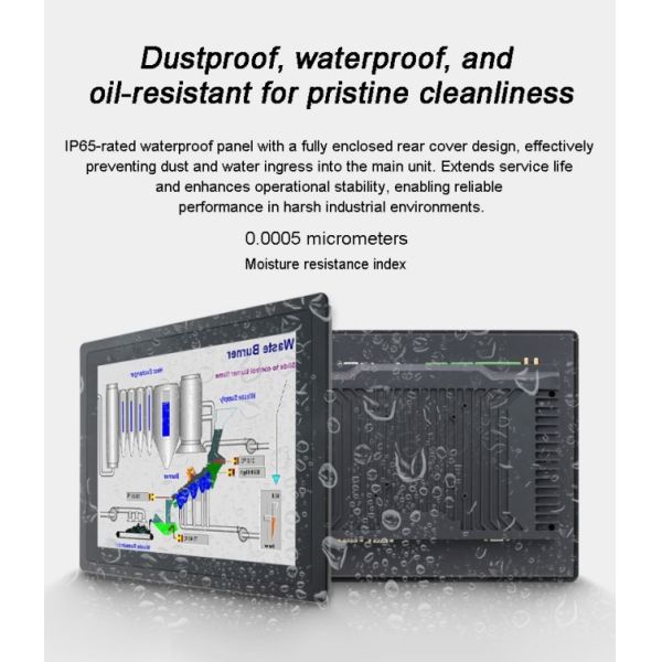 Aluminum Alloy case Ip65 Capacitive Touch Display Lcd Flat Screen Full hd Embedded Industrial Computer Customization