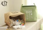Household Dirty Clothes Houseware Items Storage Basket with Handles Natural Jute