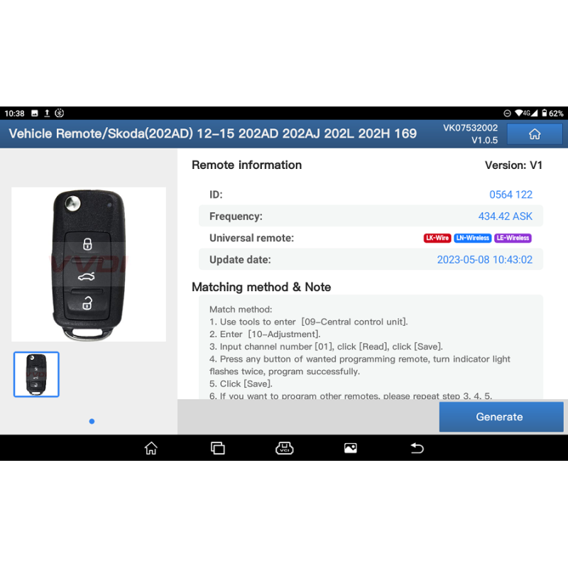 Launch X431 Key Programmer Remote Maker