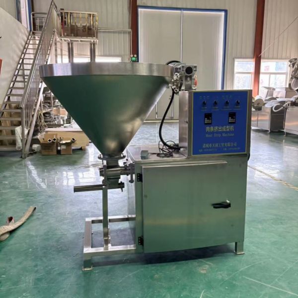 Small Scale Pet Meat Strip Extruder for Home & Workshop Use