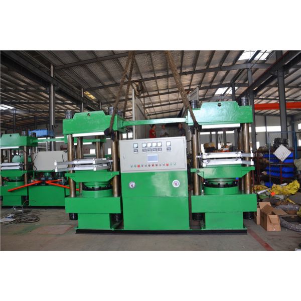 Column Rubber Vulcanizing Press Machine PLC Double Rubber Hydraulic Vulcanizing
