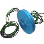 Flat Disc Electrical Slip Ring Through Hole 50mm 17 Circuits For Automatic