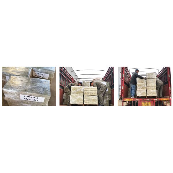 Packaged fuel dispenser ready for shipping