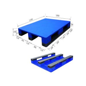 recyclable antislip stacking and racking plastic pallet for storage hydraulic