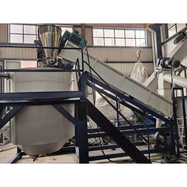 Plastic Washing Recycling Machine Designed for PET Bottle Flakes