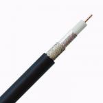 50 Ohm Cable CCTV Coaxial Cable , RG58 Braided Coaxial Cable With Solid Copper