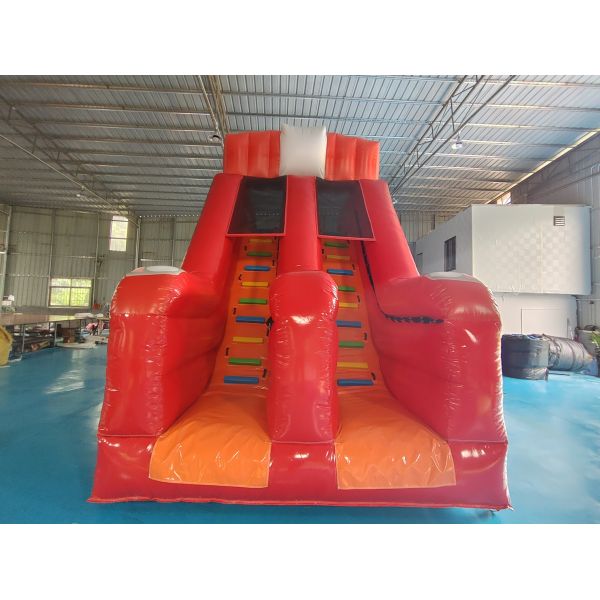 Customized Inflatable Slide Fire Fighting Truck Carton Inflatable Double Dry Slides