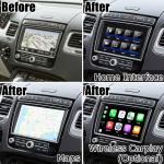 Volkswagen Touareg RNS 850 carplay Android Navigation System For Car 8 Inch