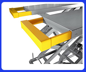 Extend table feature of 4000kg scissor lift
