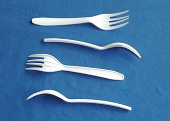 fruit fork disposable plastic fork instant noodles fork in straight style 120 mm length