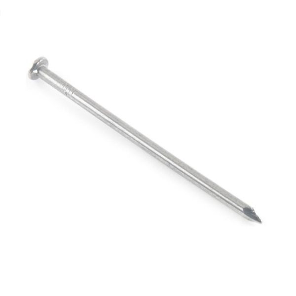 Head Bright Galvanized Common Nails Smooth Shank Flat Head Available 9 Gauge