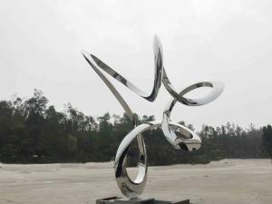 Buy cheap Metal Decoration Modern Abstract Sculpture Large Steel 3m Height Corrosion Resistant product