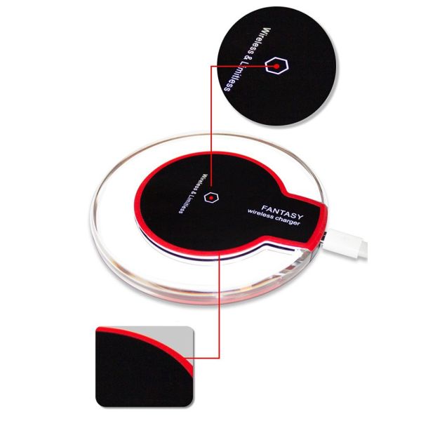 Qi fast fantasy mobile wireless charger for android / fast charge wireless charging pad