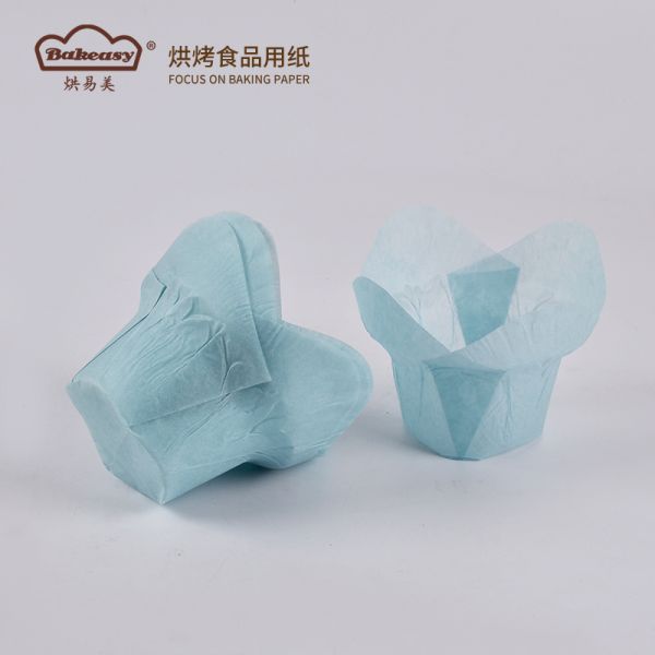 Lotus Style Baking Cups High-Temperature Resistant Paper Liners FDA & FSC Certified Baking Paper Colorful Lotus Baking Cups