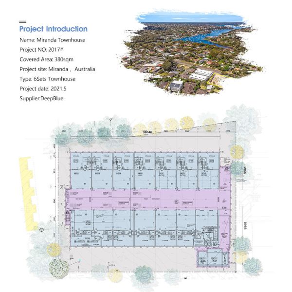 Modular Home Prefab House Light Steel Construction Apartment Buildings With Australia Stander