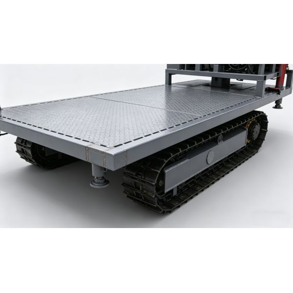 Durable Hydraulic Driven Steel Track Undercarriage 30° Gradeability Easy Maintenance Long Service Life