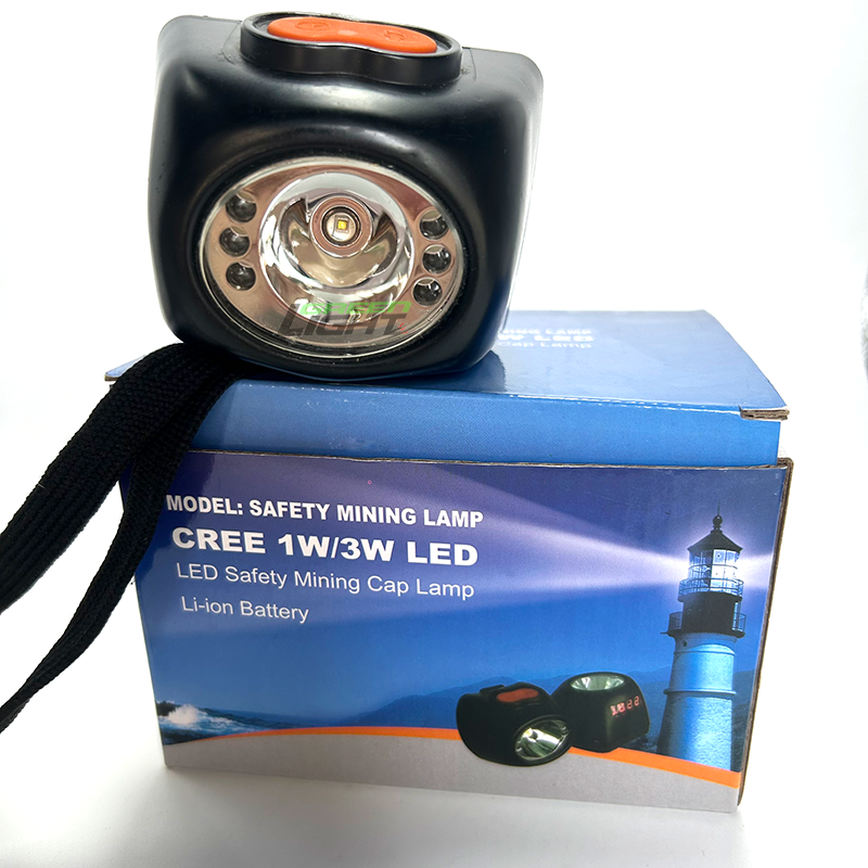 Rechargeable LED Mining Lamps with Explosion Proof Design 4000Lux Brightness and Waterproof IP68 Rating Suitable for Coal Mining and Tunnel Work