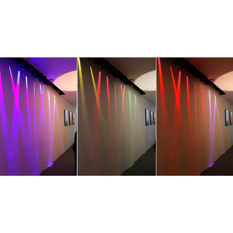 High-Definition 15° ~36° /55° Zoomable Smart Control LED Contour Spotlight Shapeable Track Light Gobo Projector for Museum Art Gallery Commercial