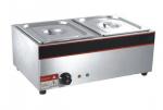 Commercial Countertop Electric 2 Pot Stainless Steel Bain Marie 220V - 240V 50HZ