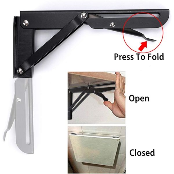Collapsible Shelf Hinge Wall Mounted for Customer's Request Bench Table Space Saving