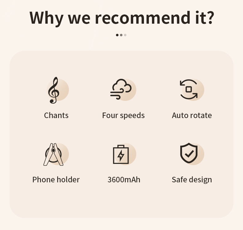 Safe Design Auto Rotate 120 Degrees Rechargeadle Multifunction Table Baby Portable Oscillating Stroller Fan With Flexible Tripod