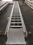 Stainless steel boat ladder LR Approval Marine Aluminum Alloy Fixed