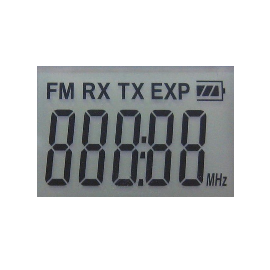 Monochrome TN LCD Display 7 Segment 4 Digit Alphanumeric With Waterproof Connector 18 Pin
