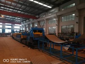 Buy cheap PLC System Steel Silo Corrugated Side Panel Roll Forming Machine product