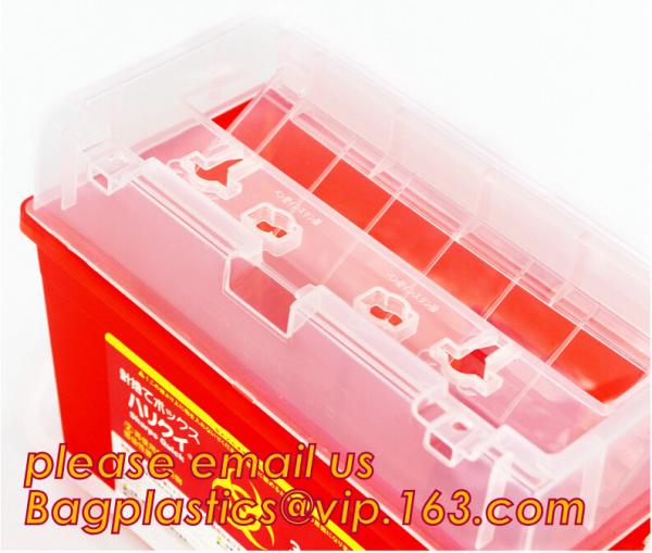 OEM 3l 5l 10l 12l 21l 22l yellow hospital biohazard medical needle disposal plastic safety sharp container with handle
