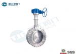 Cryogenic Flanged Wafer Butterfly Valve , Triple Offset Butterfly Valve