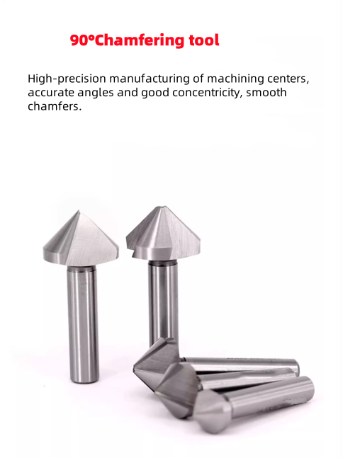 Customized 3 Flute HSS M2 Countersink Drill Bit Coated Chamfer Tool 90 120Degree
