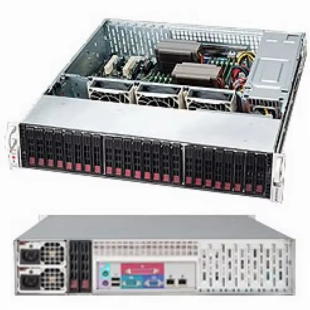 Supermicro 2U Rack GPU Server with 216BE1C-R920LPB Hard Drive Motherboard H12DSl-N6 Stock