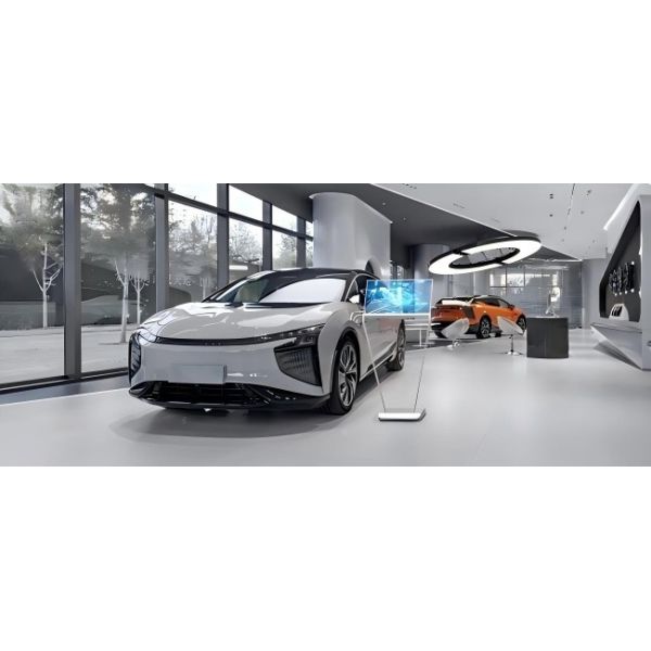 30 Inch Transparent Interactive OLED Information Display For Smart Visitor Experience Systems