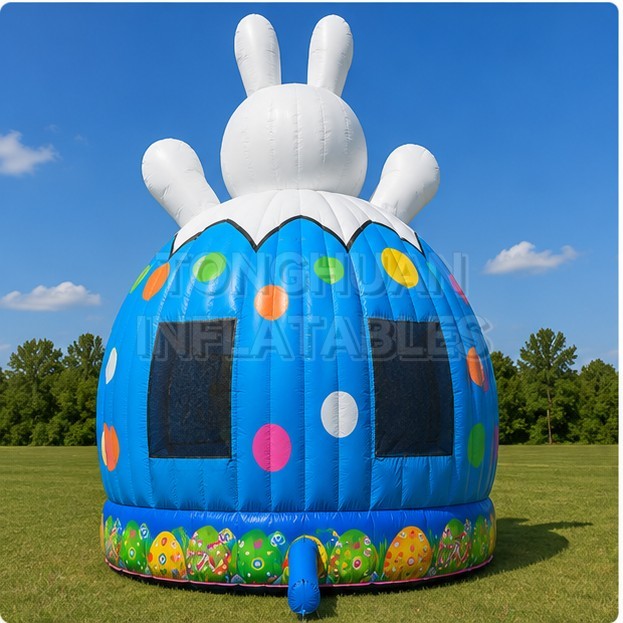 Commercial Easter Bunny Theme Inflatable Bounce House for Spring Festivals Birthday Parties Event Rentals and Family Entertainment Centers