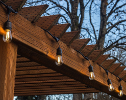 10M LED String Lights LED Retro Filament Bulb Globe Connectable Festoon Garlands for Patio Outdoors Electric Christmas Lights