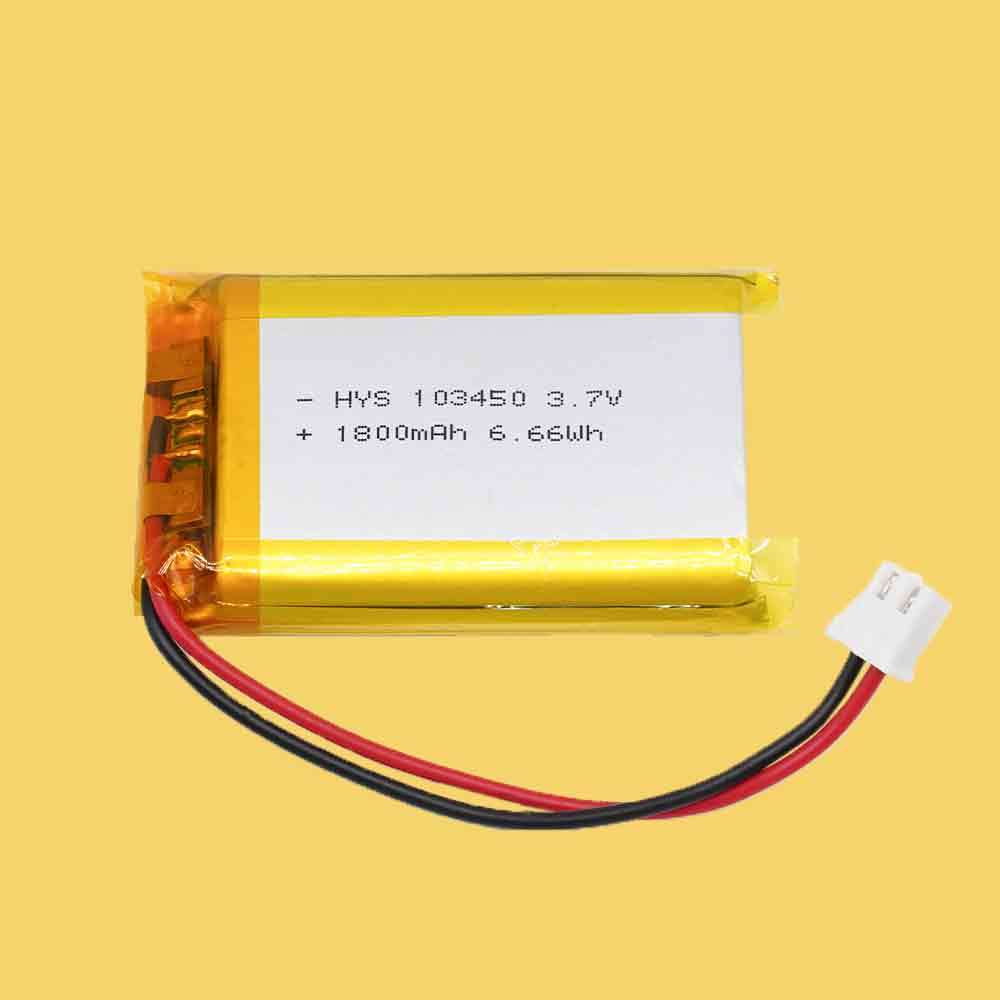 Buy cheap HYS 103450 3.7V 1800mAh Lithium Polymer Battery product