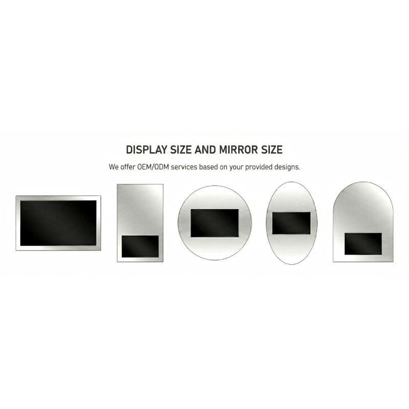 Kingstin Smart Arch: AI-Integrated Frameless Smart Mirror with Interactive Display | Wall Mounted LED Mirror