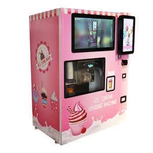 Buy cheap Automatic Self Service Ice Cream Vending Machine Self Payment Kiosk product