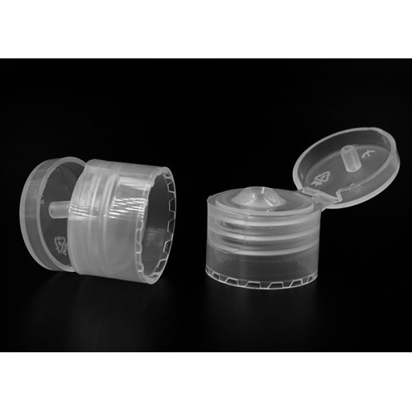 Eco Friendly Plastic Flip Top Cap Tighten Closure For Empty Lotion Bottles