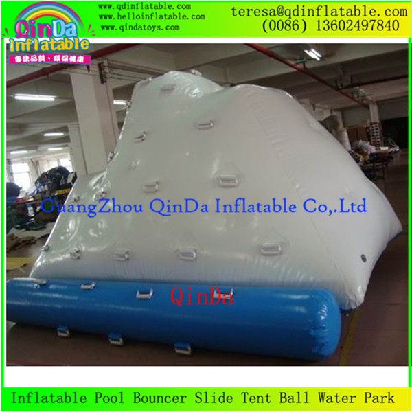 HOT!!! Giant Inflatable Floating Iceberg Aqua Tower Mountain Inflatable Iceberg Climbs