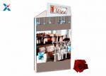 Clear Acrylic Sign Holders / Three Sided Sign Holder For Table Counter