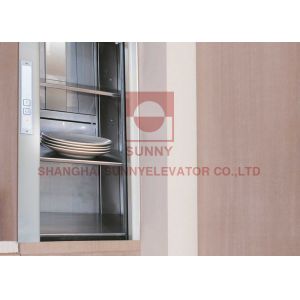 Buy cheap 250kg Load 0.4m/S Speed Kitchen Elevator Dumbwaiter Elevator With Sider Door product