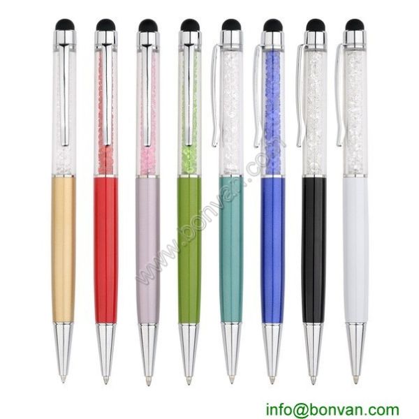 multi functions metal pen, LED light, touch tip,ball pen