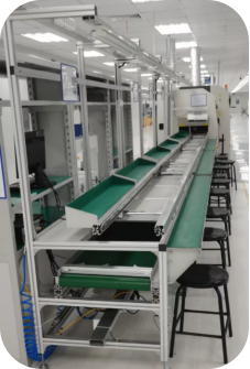 High Precision Plug In Line Automatic Production Line For Electronics